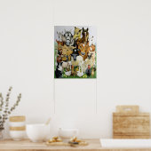 Tierallsorten Poster (Küche)