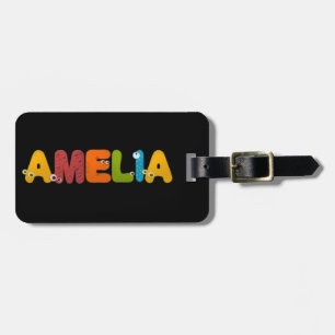 Tieralphabet Amelia Gepäckanhänger