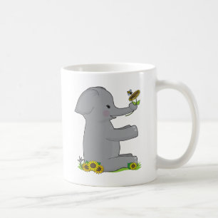 Tieralphabet-Elefant Kaffeetasse