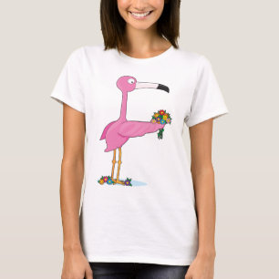 Tieralphabet-Flamingo T-Shirt