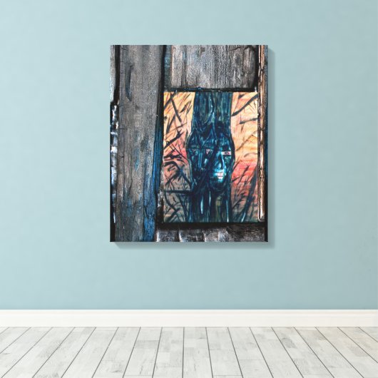 Tieranleitung Leinwanddruck (Insitu (Holzboden))