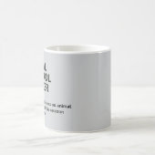 Tierarbeiter-Kontrolle-Tasse Kaffeetasse (Mittel)