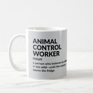 Tierarbeiter-Kontrolle-Tasse Kaffeetasse