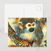 TierArt_Affe_001 Postkarte (Vorne/Hinten)