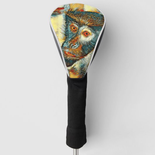 TierArt_Affe_002 Golf Headcover (Vorderseite)
