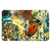 TierArt_Capybara_003 Magnet (Horizontal)