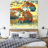TierArt_Capybara_004 Leinwanddruck (Insitu (Schlafzimmer))