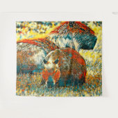 TierArt_Capybara_004 Wandteppich (Vorderseite (Horizontal))