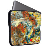 TierArt_Capybara_005 Laptopschutzhülle (Vorne Rechts)