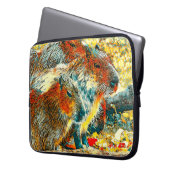 TierArt_Capybara_005 Laptopschutzhülle (Vorderseite Links)