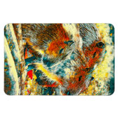 TierArt_Capybara_005 Magnet (Horizontal)