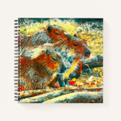 TierArt_Capybara_005 Notizblock (Vorderseite)