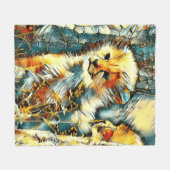 TierArt_Cheetah_001 Fleecedecke (Vorderseite (Horizontal))