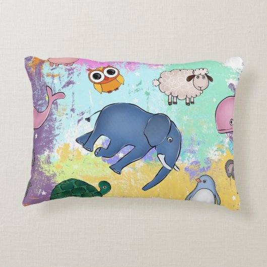 Tierart Dekokissen (Rückseite)