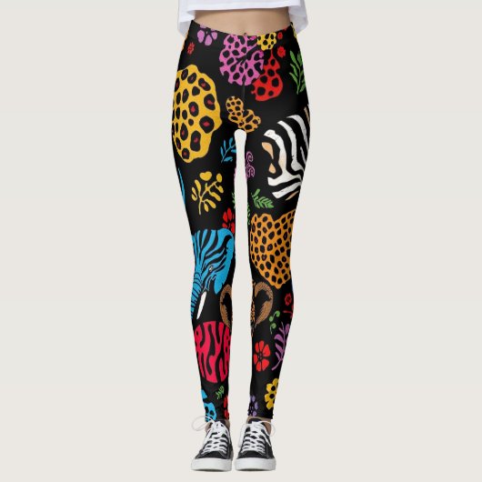 Tierart Leggings (Vorderseite)