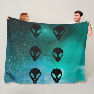 Tierart - Leiter der antiken Alien Fleecedecke
