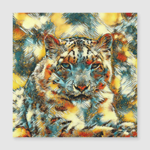 TierArt_Leopard_001 Magnetkarte