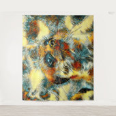 TierArt_Meerkat_002 Wandteppich (Vorderseite)