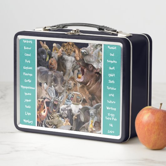 Tierart Metall Brotdose (Beispiel)