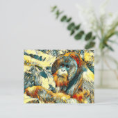 TierArt_OrangUtan_001 Postkarte (Stehend Vorderseite)