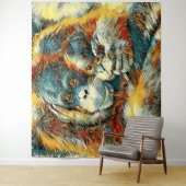 TierArt_OrangUtan_003 Wandteppich (Beispiel)