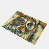 TierArt_Owl_003 Fußmatte (Schrägansicht)