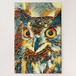 TierArt_Owl_20170902_by_JAMColors Puzzle