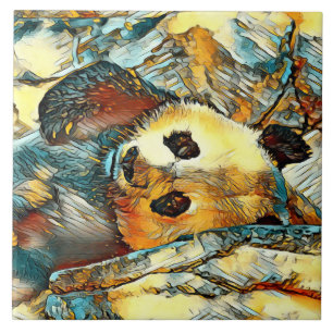 TierArt_Panda_002 Fliese