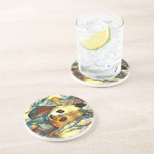 TierArt_Panda_002 Getränkeuntersetzer (Seite)