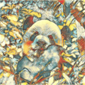 TierArt_Panda_012 Aufkleber (Vorderseite)