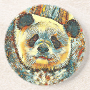 TierArt_Panda_014 Getränkeuntersetzer