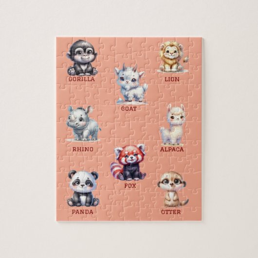 Tierart Puzzle (Vertikal)