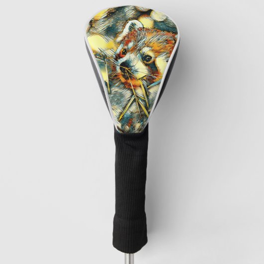 TierArt_RedPanda_001 Golf Headcover (Vorderseite)