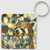 TierArt_RedPanda_001 Schlüsselanhänger (Rückseite)