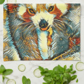 TierArt_RedPanda_002 Geschirrtuch (Gefaltet)