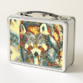 TierArt_RedPanda_002 Metall Brotdose (Rückseite)