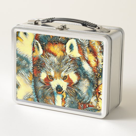 TierArt_RedPanda_002 Metall Brotdose (Vorderseite)