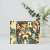 TierArt_RedPanda_002 Postkarte (Stehend Vorderseite)