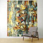 TierArt_Tiger_001 Wandteppich (Beispiel)