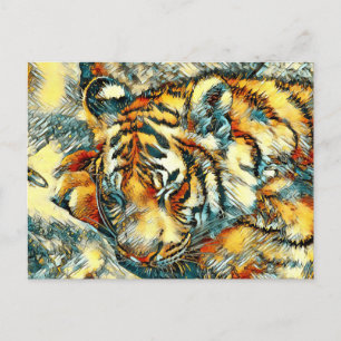 TierArt_Tiger_005 Postkarte