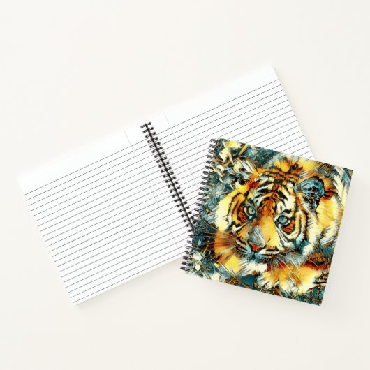 TierArt_Tiger_006 Notizblock (Innenseite)