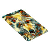 TierArt_Wolf_004 Magnet (Rechte Seite)