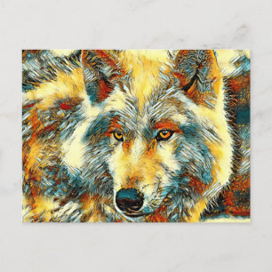 TierArt_Wolf_004 Postkarte