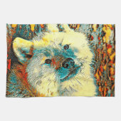 TierArt_Wolf_011 Geschirrtuch (Horizontal)