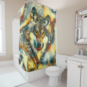 TierArt_Wolf_20170601_by_JAMColors Duschvorhang (Beispiel)