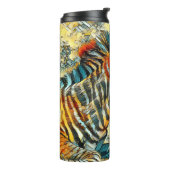 TierArt_Zebra_001 Thermosbecher (Nach links gedreht)