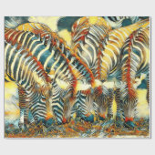 TierArt_Zebra_20170602_by_JAMColors Geschenkpapier (Flach)