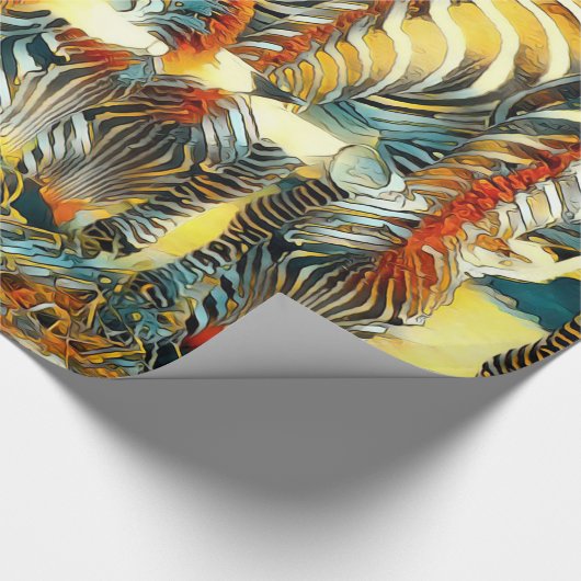 TierArt_Zebra_20170602_by_JAMColors Geschenkpapier (Ecke)