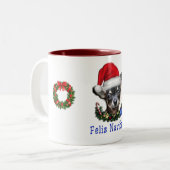 Tierart Zweifarbige Tasse (Vorderseite Links)