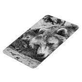 TierArtBW_Bear_002 Magnet (Linke Seite)